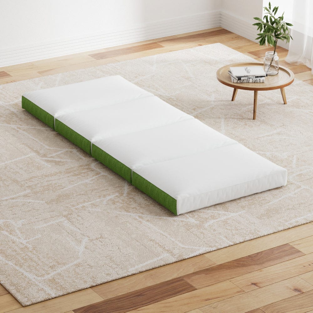 Giselle Bedding Foldable Mattress Folding Foam Single Green - SportZone.co.nz