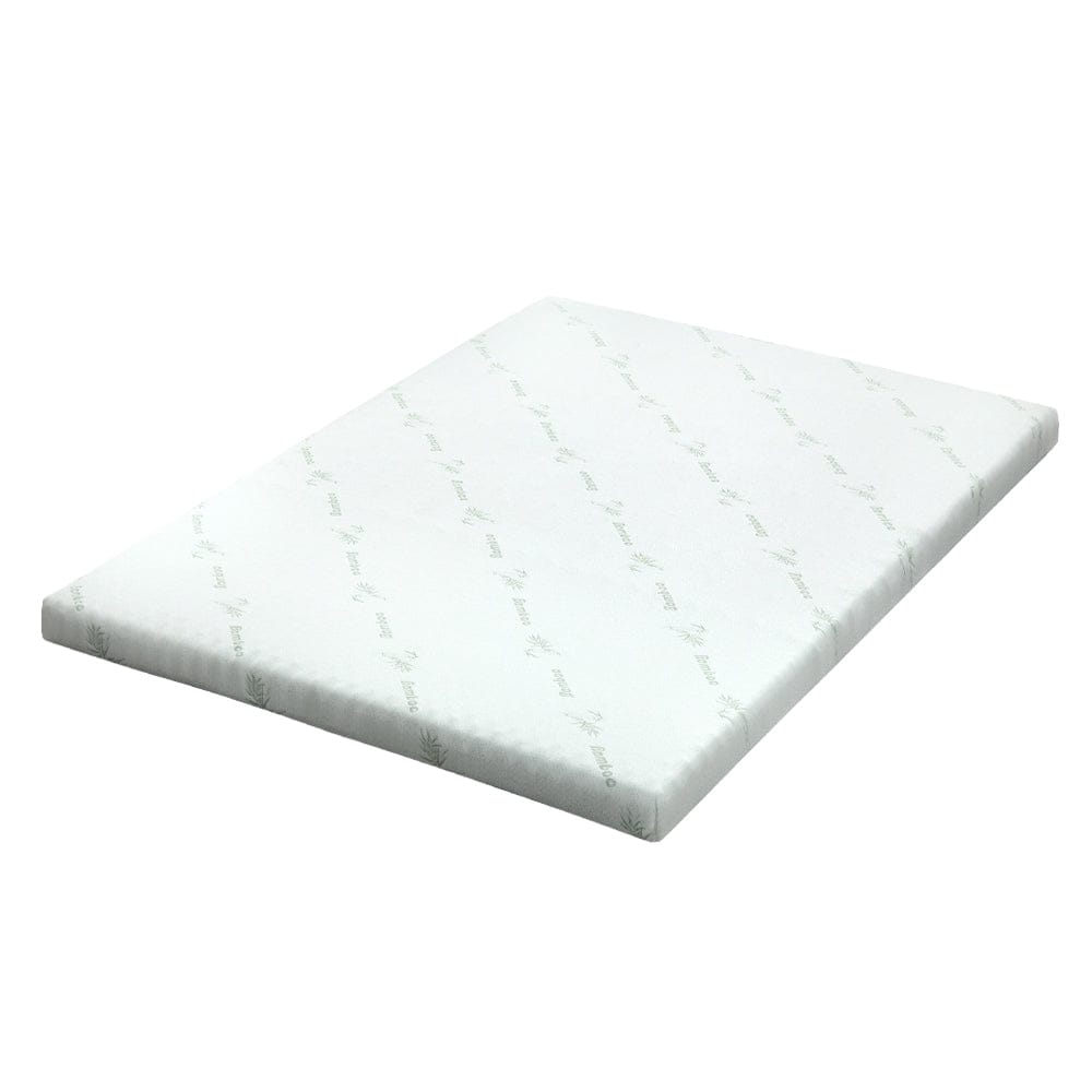 Giselle Bedding Memory Foam Mattress Topper Cool Gel 8cm Queen - SportZone.co.nz