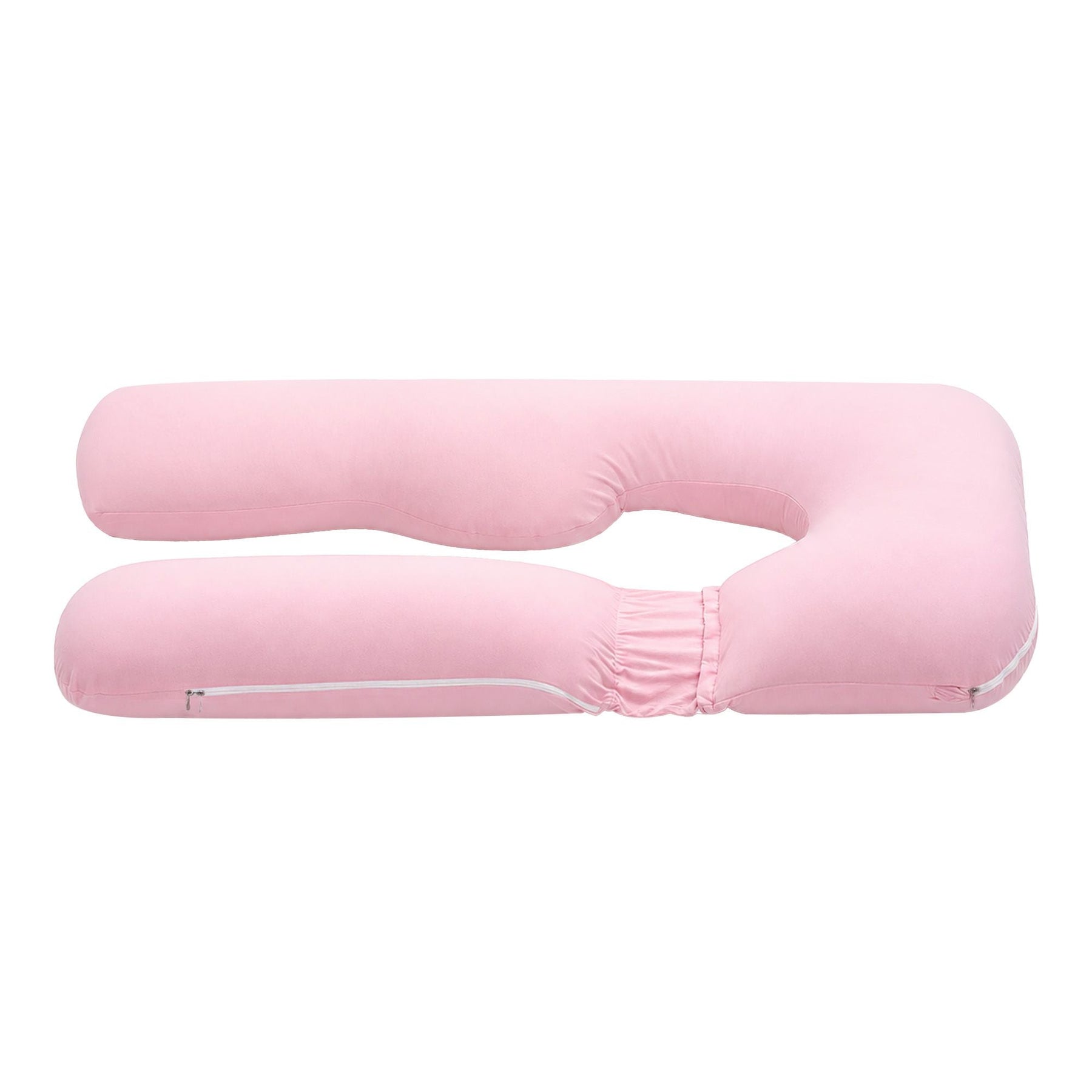 Giselle Bedding U-Shaped Pregnancy Pillow Cotton Cover Pink - SportZone.co.nz