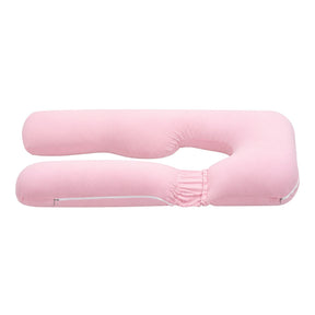 Giselle Bedding U-Shaped Pregnancy Pillow Cotton Cover Pink - SportZone.co.nz