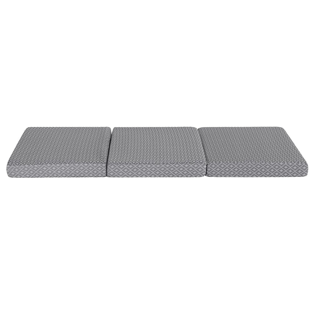 Giselle Foldable Mattress Folding Sofa Bed Trifold Memory Foam Camping Cushion Mat - SportZone.co.nz