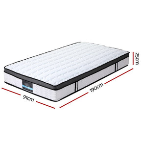 Giselle Mattress Cool Gel Foam 25cm Single - SportZone.co.nz