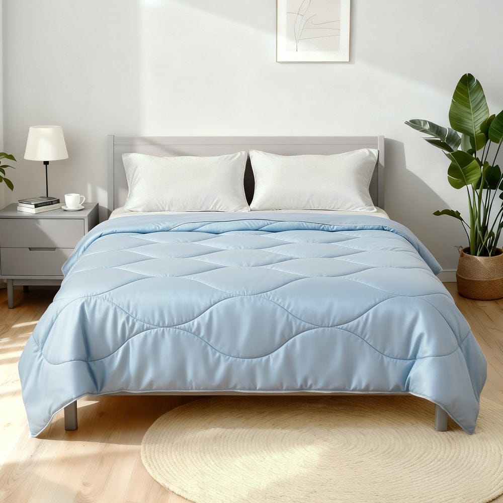 Giselle Tencel Quilt 200GSM Summer Quilts Comforter Doona Light Weight Soft Throw Blanket King - SportZone.co.nz
