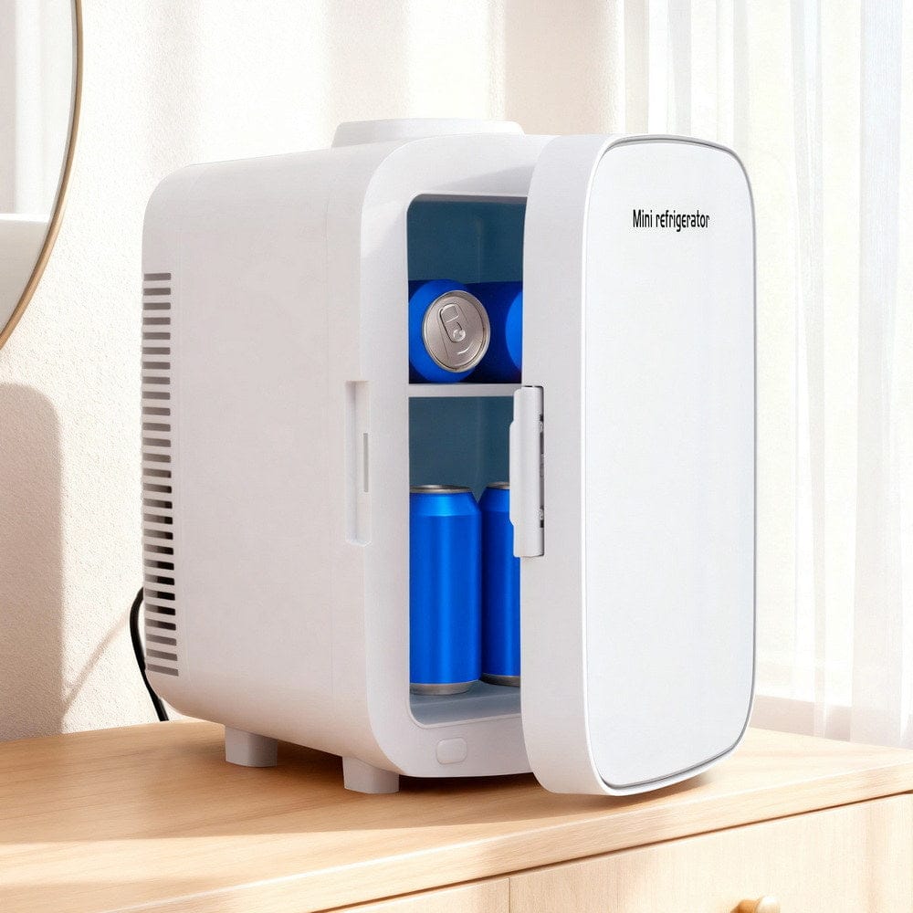 Glacio Mini Fridge Portable 13L White Electric Cooler Warmer 12V 220V - SportZone.co.nz