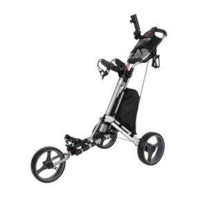 Golf Club Buggy Trolley Cart Compact Foldable 3 Wheel - SportZone.co.nz