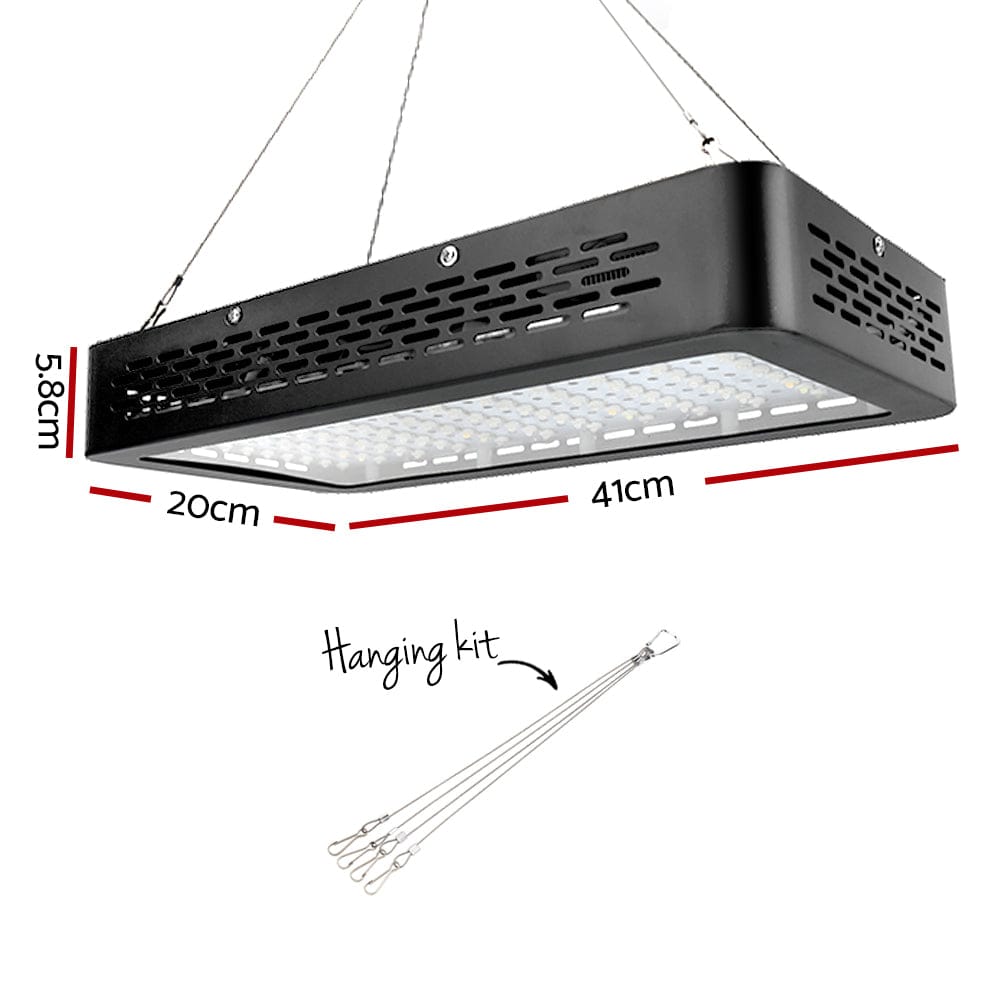 Green Fingers 1200W Grow Light LED Full Spectrum Indoor Plant All Stage Growth - SportZone.co.nz