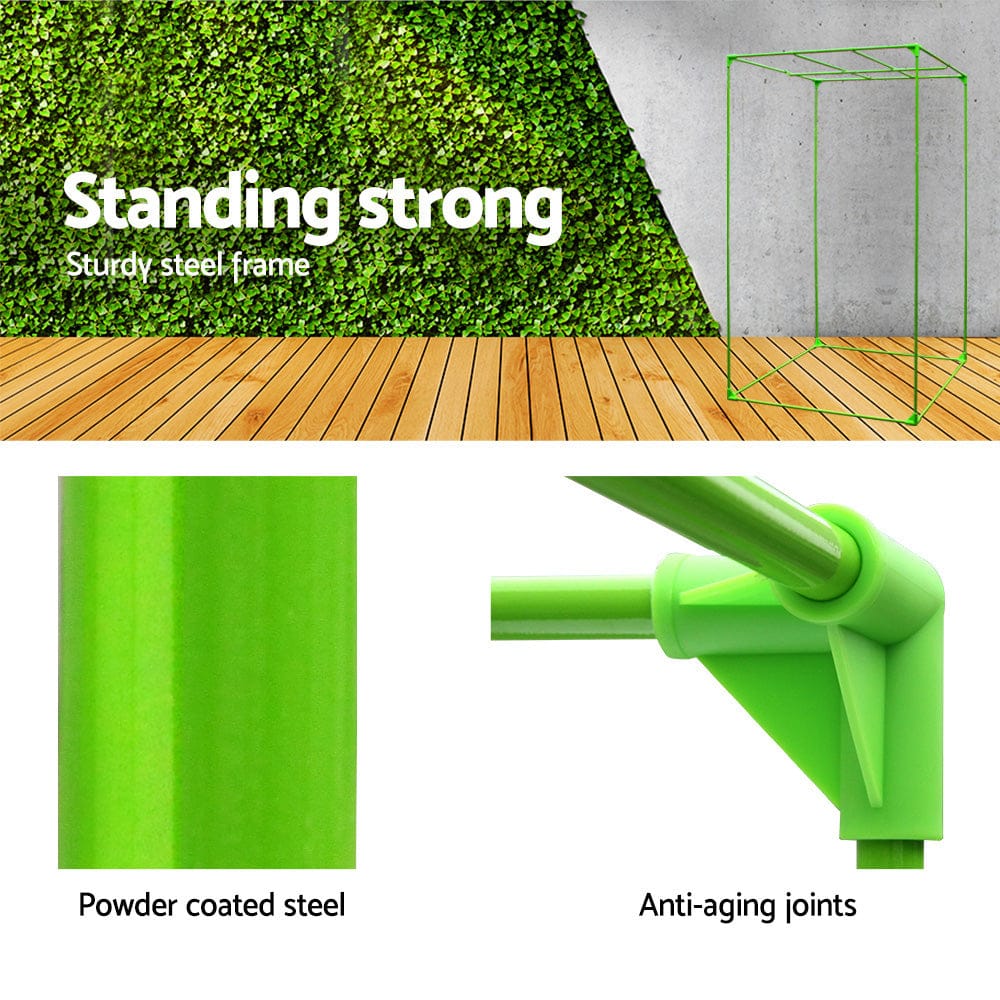 Green Fingers Grow Tent 100x100x200CM Hydroponics Kit Indoor Plant Room System - SportZone.co.nz