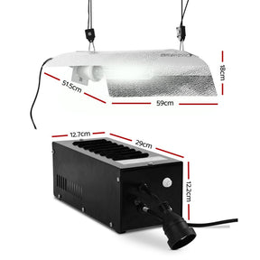Greenfingers 600W HPS MH Grow Light Kit Magnetic Ballast Reflector Hydroponic Grow System - SportZone.co.nz