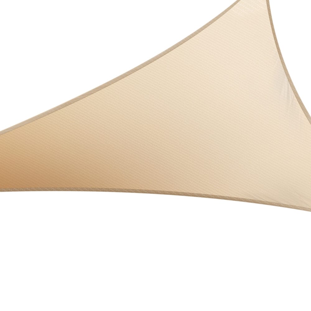 Instahut Shade Sail Cloth Shadecloth Triangle Sun Canopy 3.6x3.6x3.6M - SportZone.co.nz
