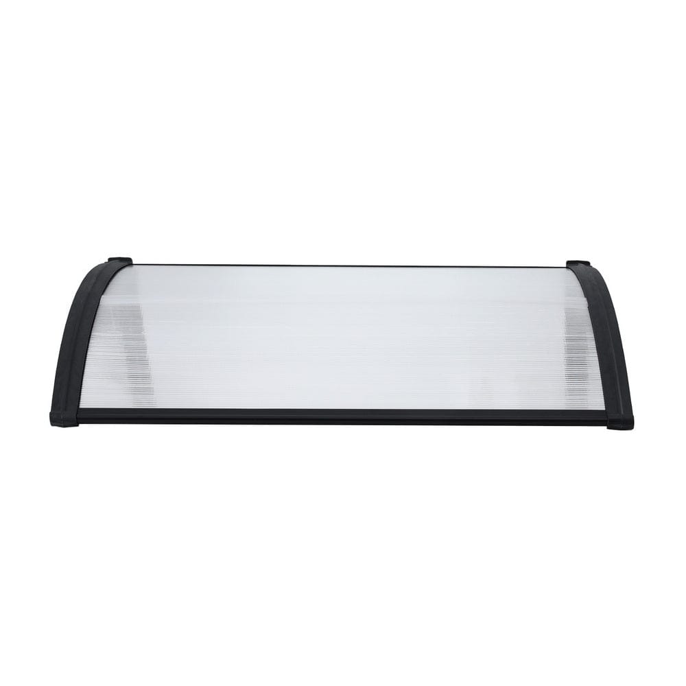 Instahut Window Door Awning 0.8mx1m Transparent - SportZone.co.nz