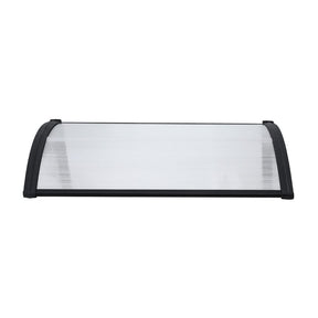 Instahut Window Door Awning 0.8mx1m Transparent - SportZone.co.nz