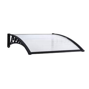 Instahut Window Door Awning 0.8mx1m Transparent - SportZone.co.nz