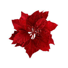 Jingle Jollys 14Pcs Christmas Tree Flowers Set Xmas Garland Wreath Ornaments Red - SportZone.co.nz