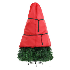 Jingle Jollys 2.4m Pre-Lit Christmas Tree 1488 LED Green with Red Storage Bag - SportZone.co.nz