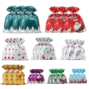 Jingle Jollys 27PCS Christmas Gift Bags Large Medium Small 9 Christmas Designs Set - SportZone.co.nz
