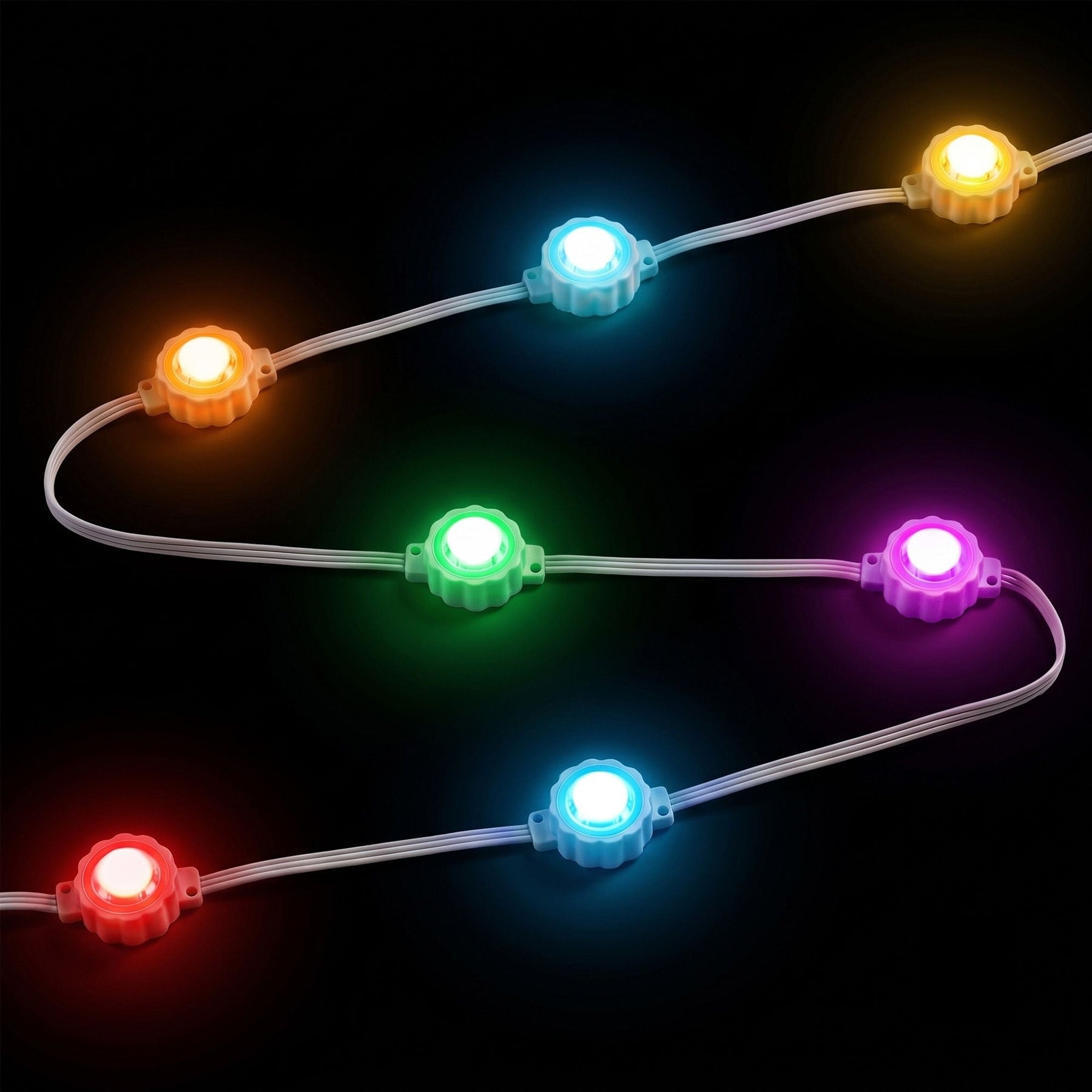 Jingle Jollys 30M Christmas Permanent Outdoor Lights Smart Eaves String App Control Decoration 72LED - SportZone.co.nz
