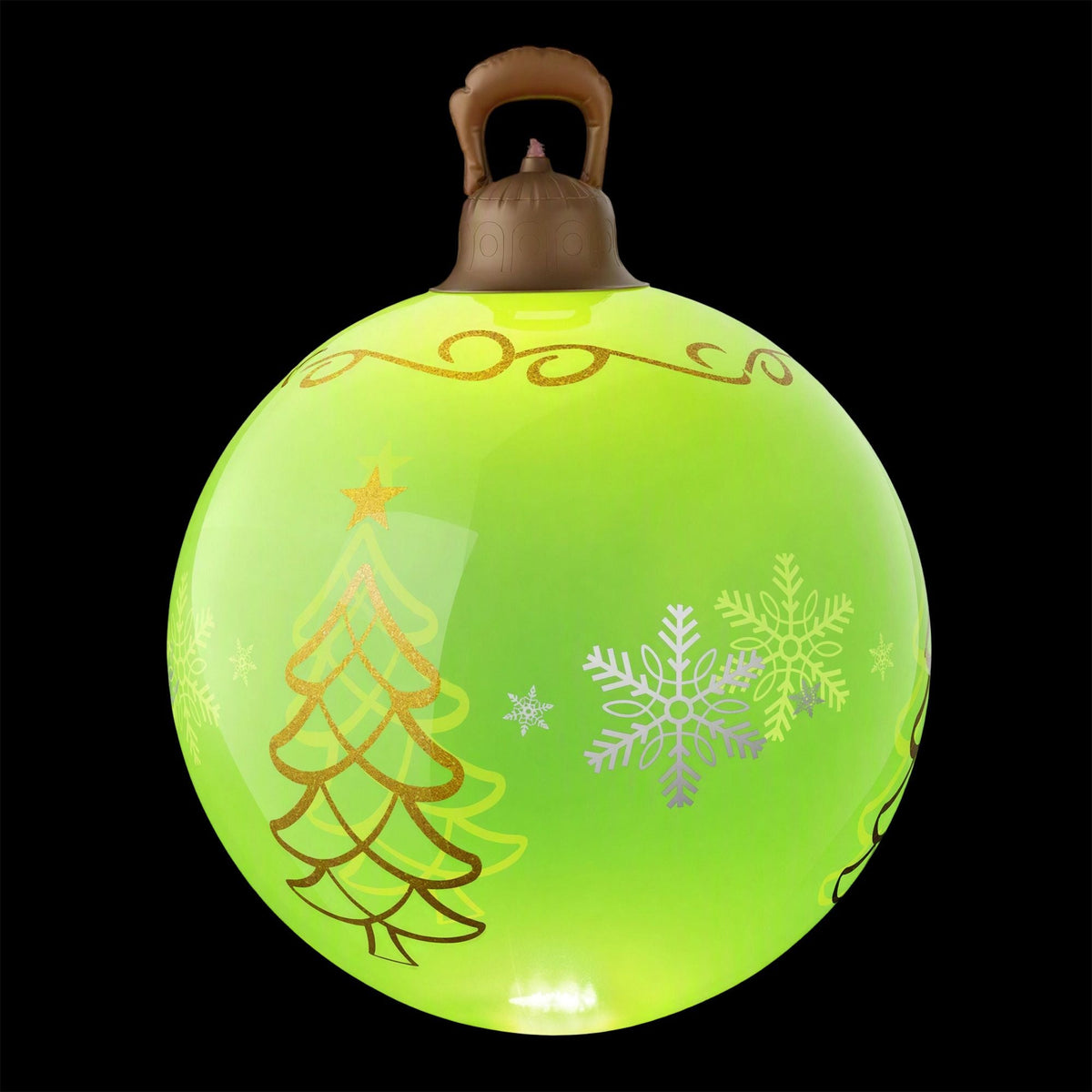Jingle Jollys Christmas Inflatable Ball 60cm Led Illuminated Xmas Decoration - SportZone.co.nz