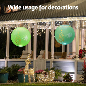 Jingle Jollys Christmas Inflatable Ball 60cm Led Illuminated Xmas Decoration - SportZone.co.nz