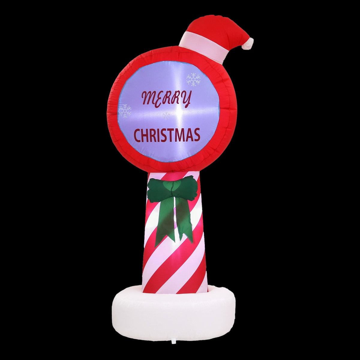 Jingle Jollys Christmas Inflatable Pole 1.8M Height LED Outdoor Decorations Illuminated - SportZone.co.nz