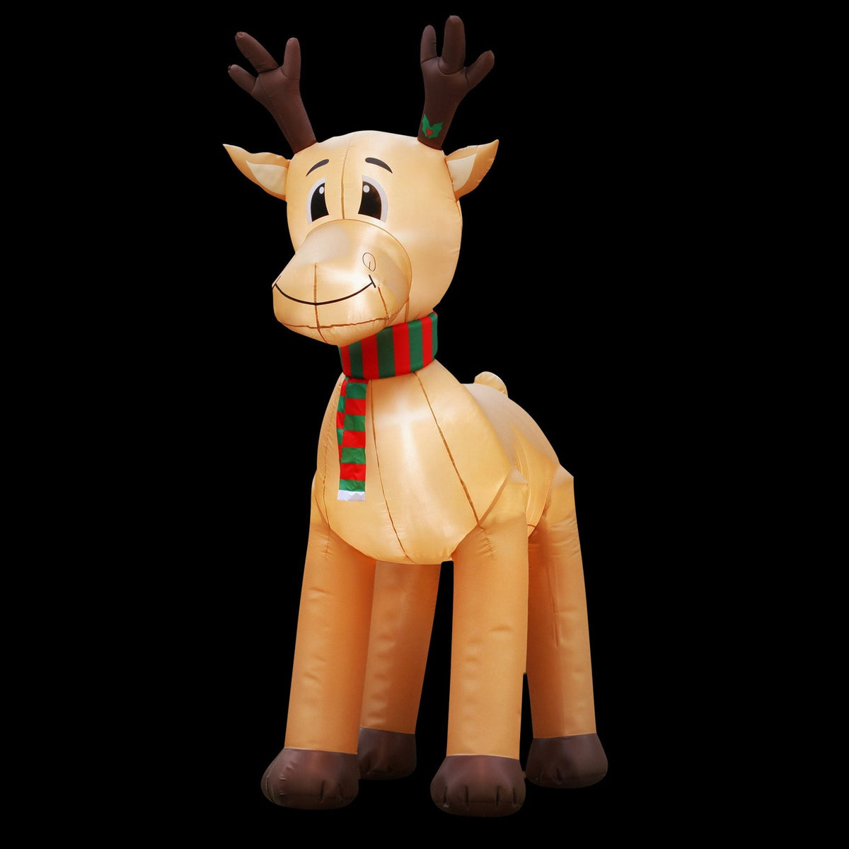 Jingle Jollys Christmas Inflatable Reindeer 5M Illuminated Decorations - SportZone.co.nz