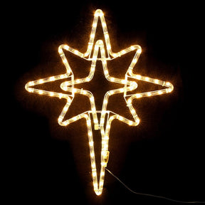 Jingle Jollys Christmas Lights 57cm Bethlehem Star 90 LED Xmas Decorations Motif - SportZone.co.nz