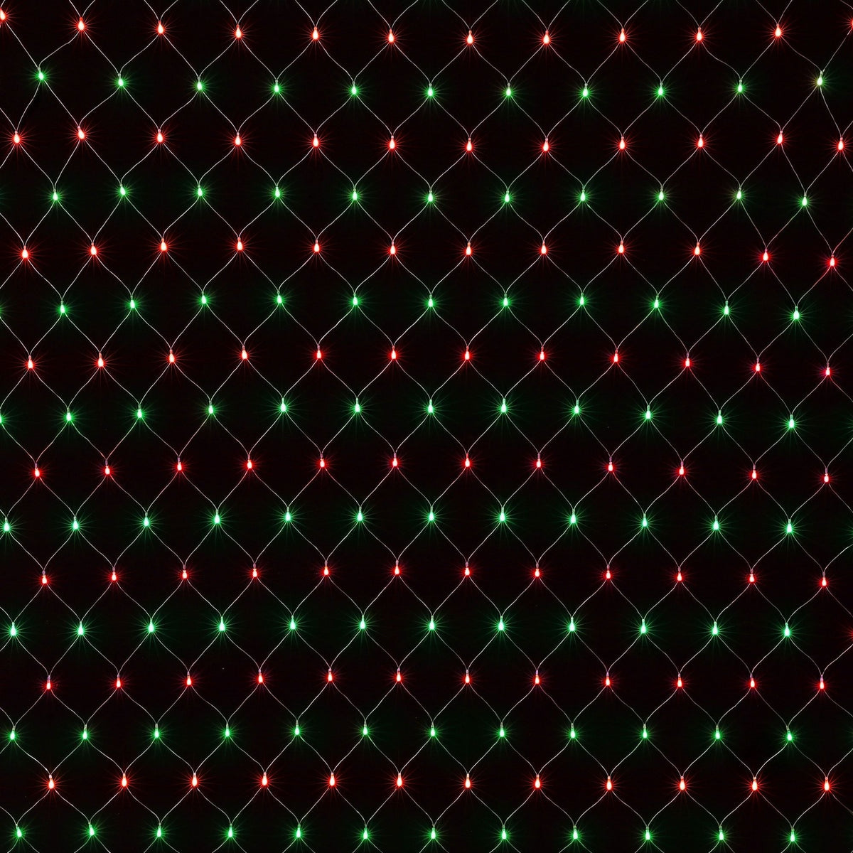 Jingle Jollys Christmas Lights 6x4m Christmas Net Lights 1000LED Red Green Festive Lighting - SportZone.co.nz