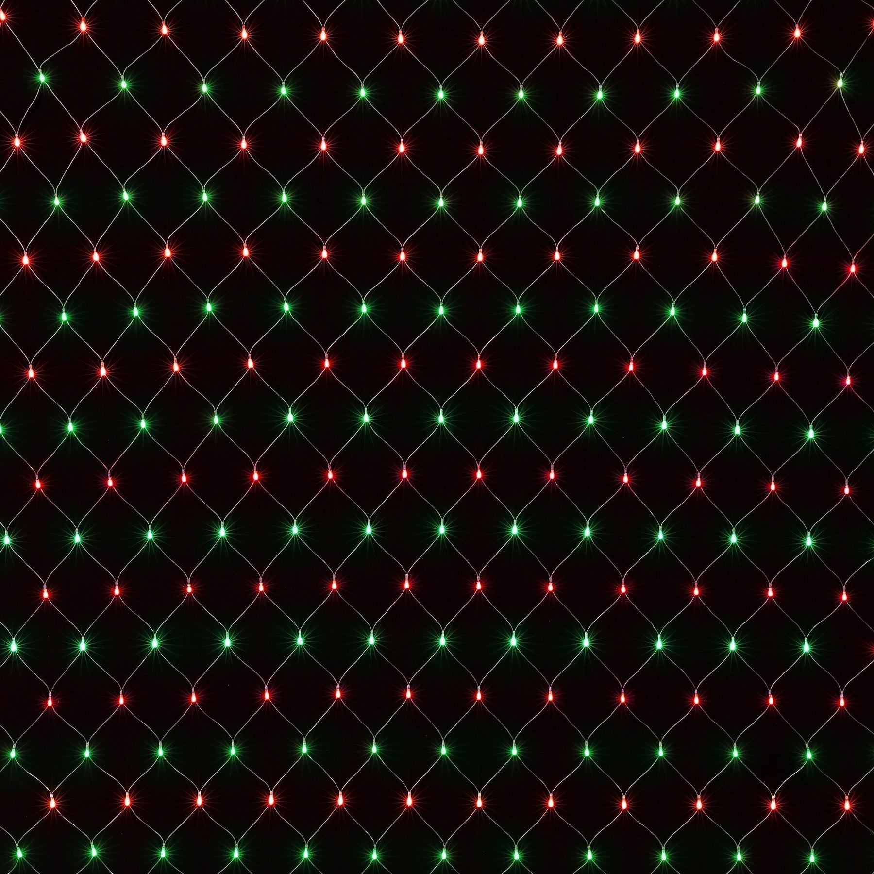 Jingle Jollys Christmas Lights 6x4m Christmas Net Lights 1000LED Red Green Festive Lighting - SportZone.co.nz