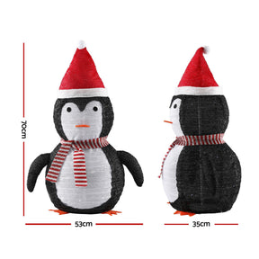 Jingle Jollys Christmas Penguin Light LED Christmas Decoration Pop Up Christmas Display 70cm - SportZone.co.nz