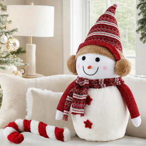 Jingle Jollys Christmas Snowman Handicraft Ornaments Party Decorations 60cm - SportZone.co.nz