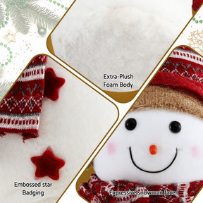 Jingle Jollys Christmas Snowman Handicraft Ornaments Party Decorations 60cm - SportZone.co.nz