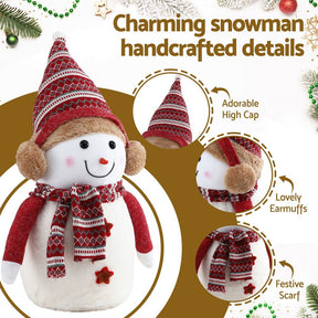 Jingle Jollys Christmas Snowman Handicraft Ornaments Party Decorations 60cm - SportZone.co.nz