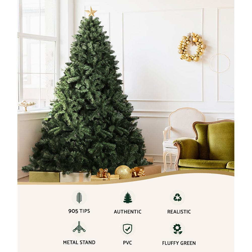 Jingle Jollys Christmas Tree 2.1m Green Xmas Tree Decorations 905 Tips - SportZone.co.nz