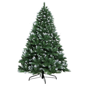 Jingle Jollys Christmas Tree 2.1m Snowy Xmas Tree Decoration 905 Tips - SportZone.co.nz