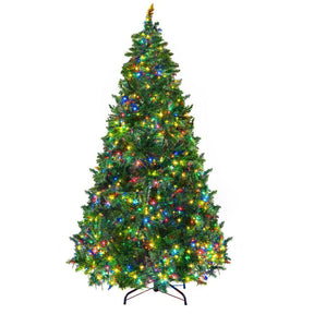 Jingle Jollys Christmas Tree 2.1m Xmas Tree Decoration 8 Light Mode Multi Colour - SportZone.co.nz