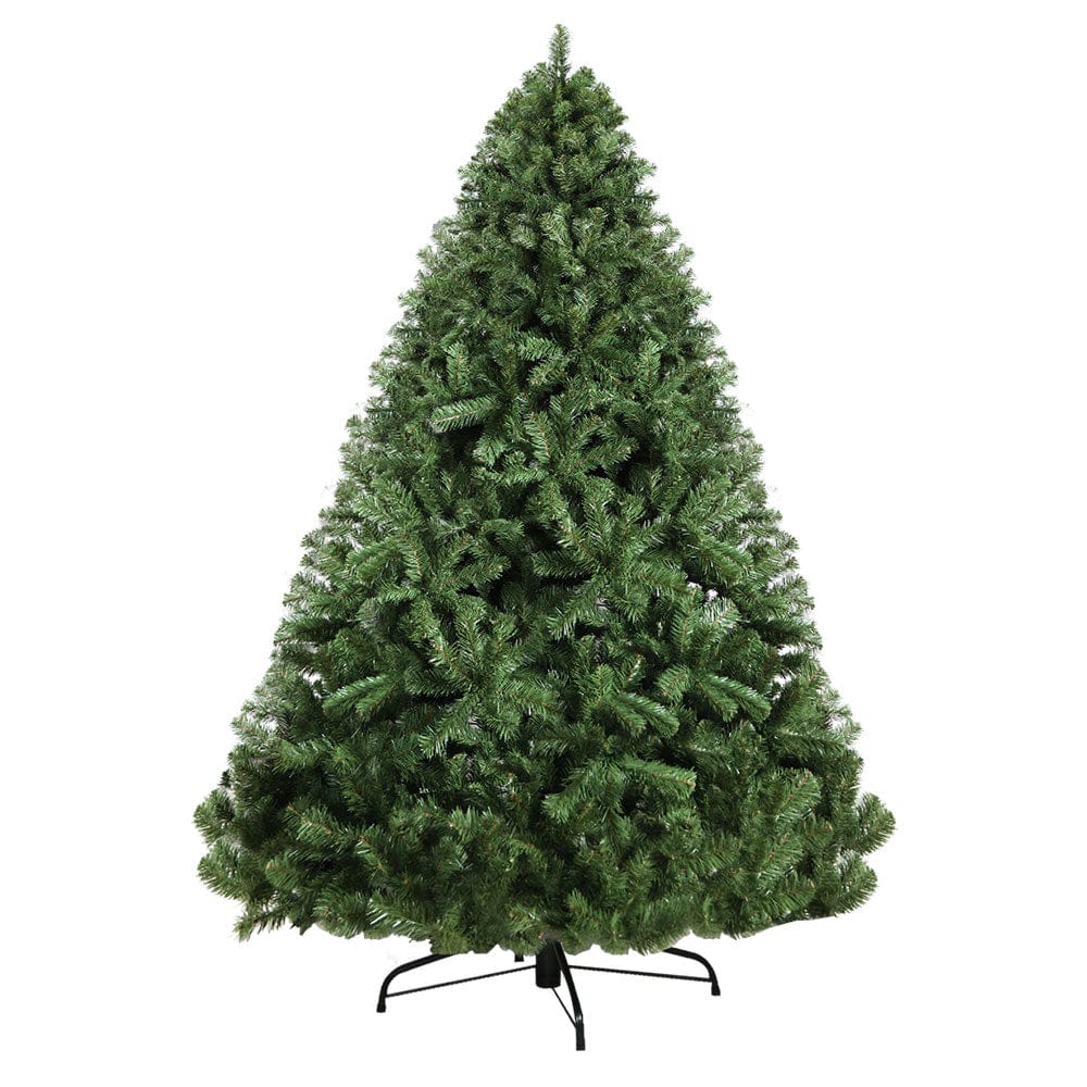 Jingle Jollys Christmas Tree 2.4M Xmas Tree Decorations Green 1500 Tips - SportZone.co.nz