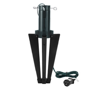 Jingle Jollys Christmas Tree Stand 360° Rotating for Xmas Tree Up to 2.7M with Remote Control - SportZone.co.nz