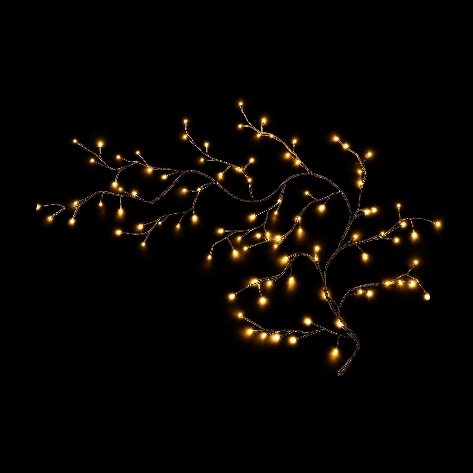 Jingle Jollys Christmas Willow Vine Lights Branch LED Fairy DIY Wall Decor 1.8m Warm White - SportZone.co.nz