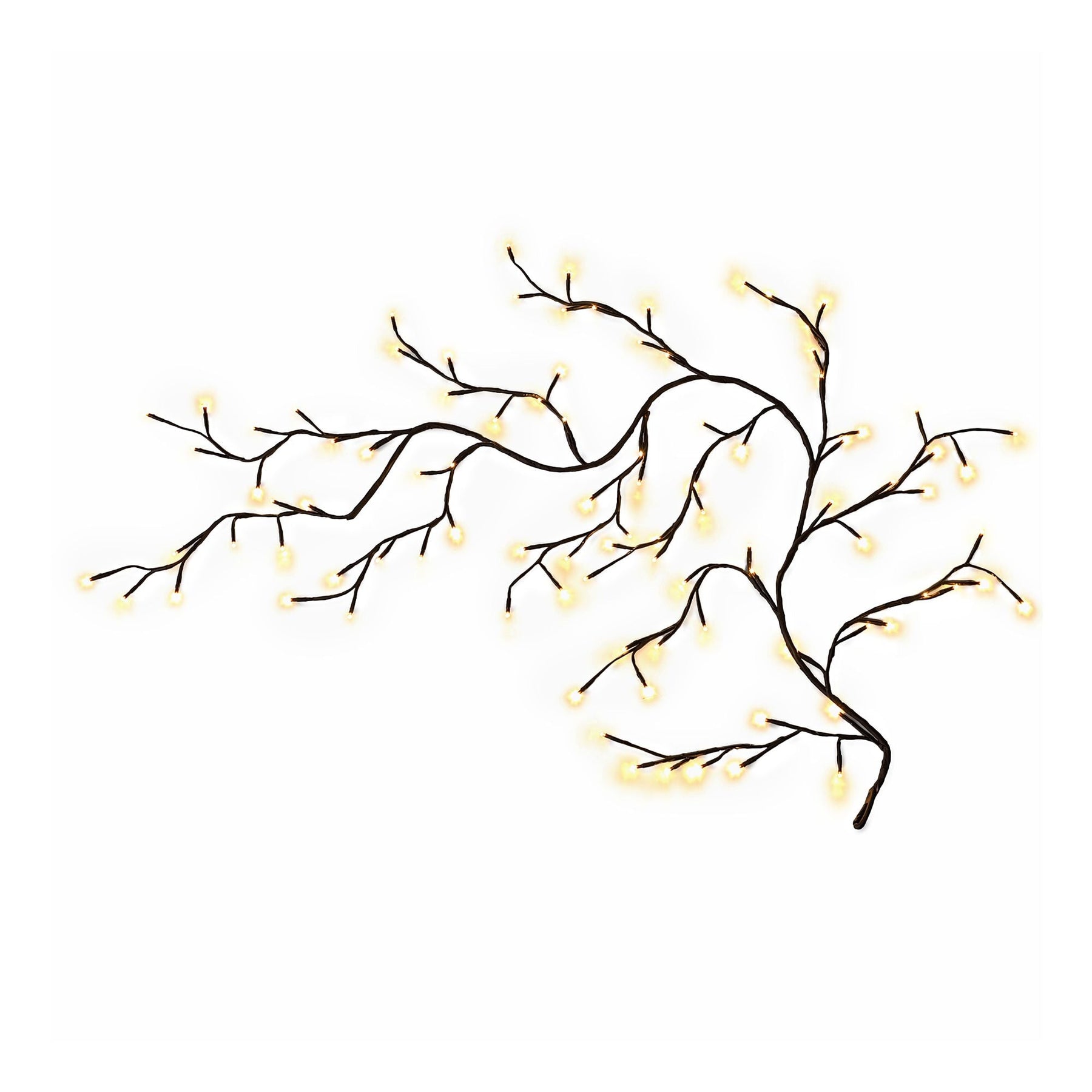 Jingle Jollys Christmas Willow Vine Lights Branch LED Fairy DIY Wall Decor 1.8m Warm White - SportZone.co.nz
