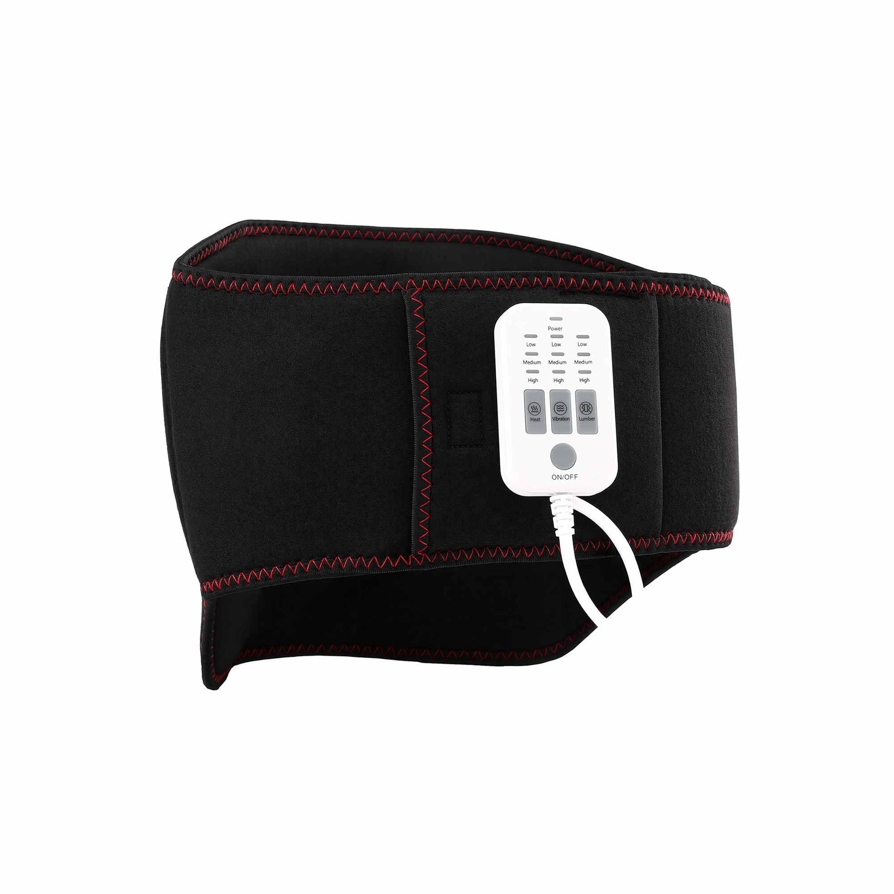 Livemor Back Massager Airbag Traction & Heat Lumbar Support Belt 124cm - SportZone.co.nz