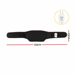 Livemor Back Massager Airbag Traction & Heat Lumbar Support Belt 124cm - SportZone.co.nz