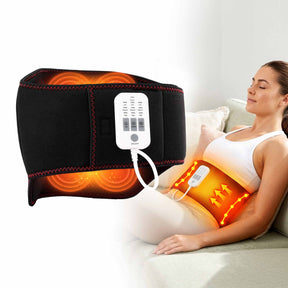 Livemor Back Massager Airbag Traction & Heat Lumbar Support Belt 124cm - SportZone.co.nz