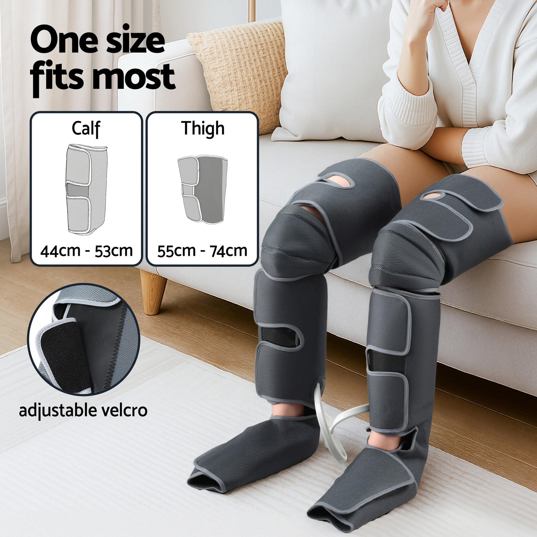 Livemor Electric Leg Foot Massager Air Wrap With Shiatsu Neck Massager Heating - SportZone.co.nz