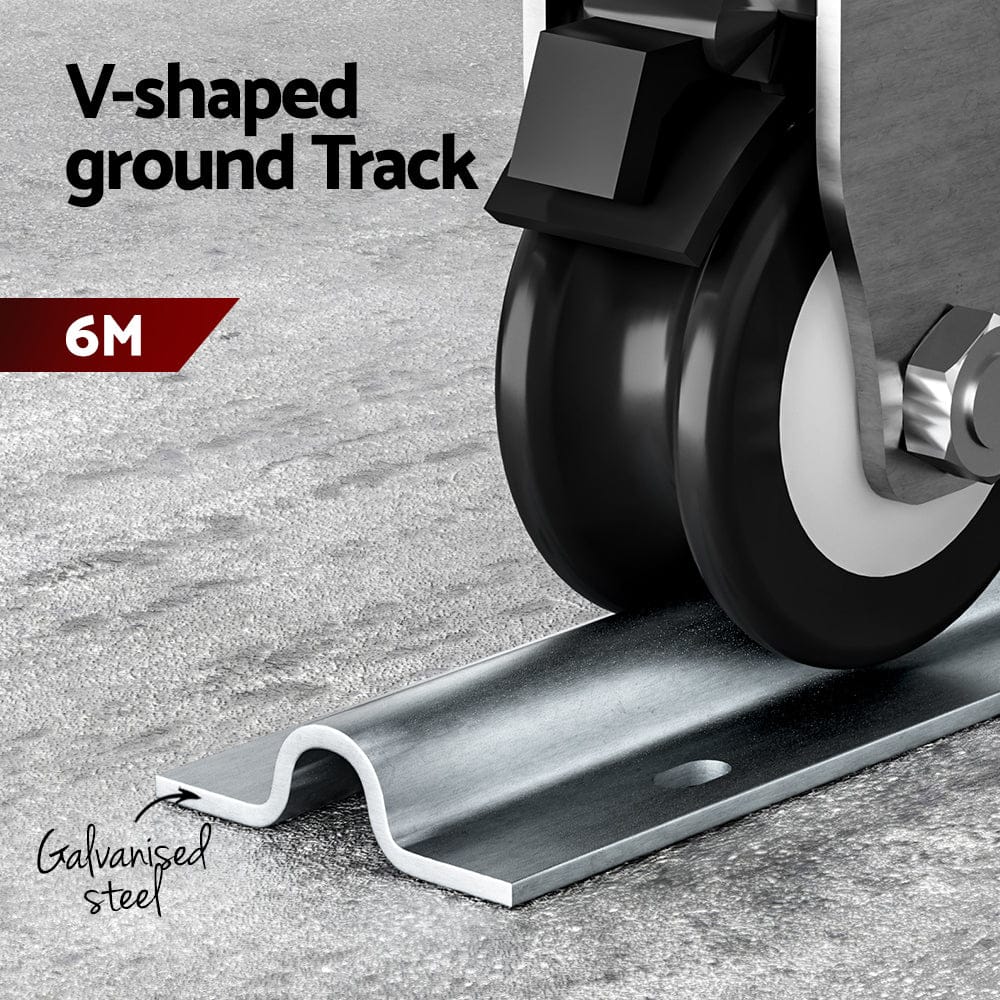 Lockmaster Electric Sliding Gate Opener Ground Track 6M - SportZone.co.nz