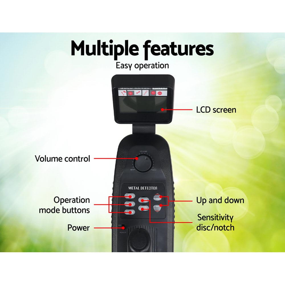 Metal Detector 180MM Deep Sensitive Waterproof Treasure Hunter Gold Digger - SportZone.co.nz