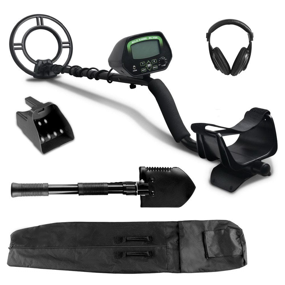 Metal Detector 220MM Deep Sensitive Waterproof Treasure Hunter Gold Digger Shovel - SportZone.co.nz