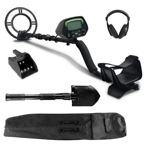Metal Detector 220MM Deep Sensitive Waterproof Treasure Hunter Gold Digger Shovel - SportZone.co.nz