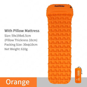 Naturehike Inflatable Camping Mat: Ultralight, Portable, and Perfect for Sleeping Comfort Under the Stars - SportZone.co.nz