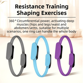 Purple Professional Pilates Ring & Yoga Ball Set - Multipurpose Home Fitness Equipment for Whole - Body Core Training & Pelvic Floor Strengthening - SportZone.co.nz