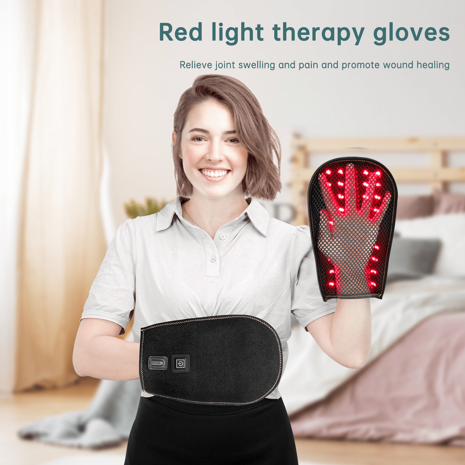 Red-light-therapy-gloves-660nm-850nm-infrared - SportZone.co.nz