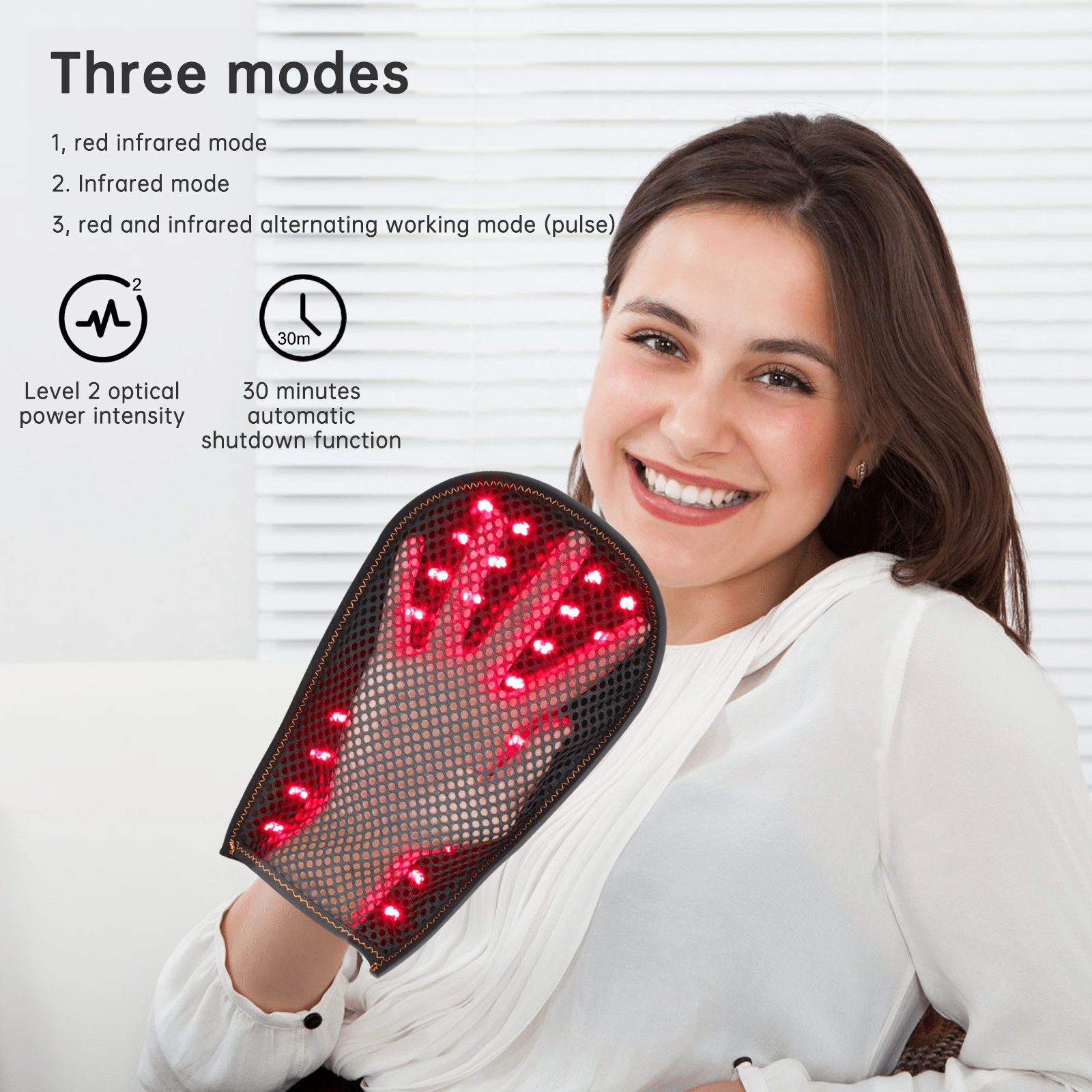 Red-light-therapy-gloves-660nm-850nm-infrared - SportZone.co.nz
